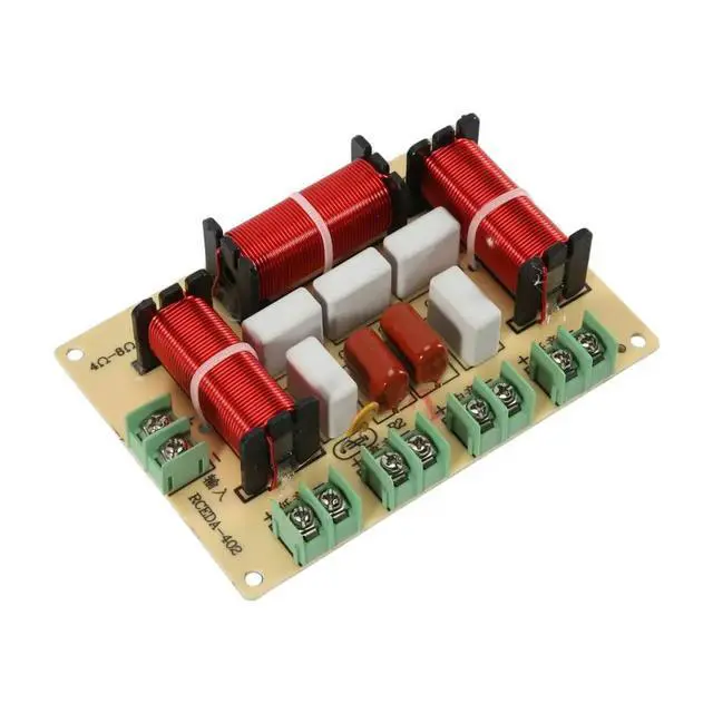 Alt view image 3 of 3 - 200W 4 Way Crossover Audio Speaker Crossover Dual + Midrange + Treble Frequency Divider KTV Professional Crossover