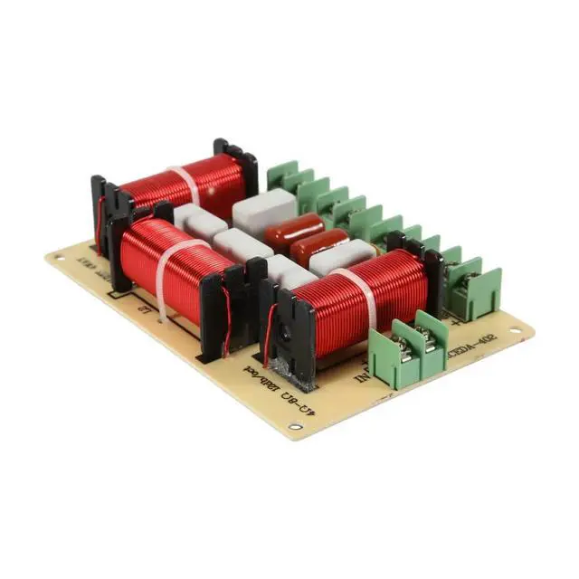 Alt view image 2 of 3 - 200W 4 Way Crossover Audio Speaker Crossover Dual + Midrange + Treble Frequency Divider KTV Professional Crossover