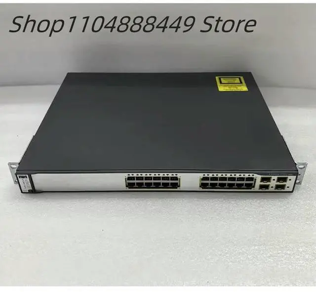Main image of WS-C3750G-24TS-S1U 24-port Gigabit 1U network switch