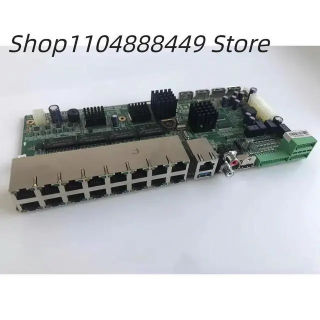 Alt view image 2 of 3 - 7916N-E4/16p 16-way network hard disk video recorder motherboard DS-80189