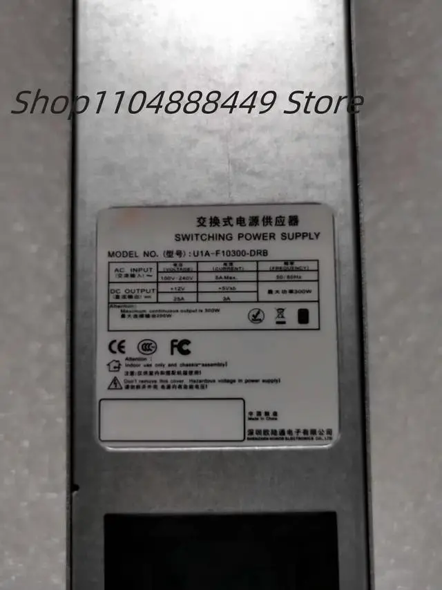 Alt view image 2 of 2 - U1A-F10300-DRB 300W Modular power supply