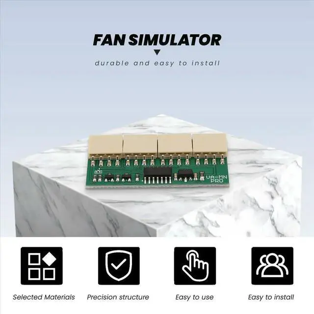 Alt view image 3 of 3 - 4 Pin Plug & Play Fan Simulator Emulator for Antminer All Miner S19 S19pro D9 D7 L7 KA3 S19jpro Miners