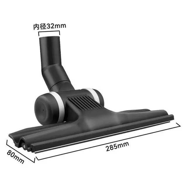 Alt view image 2 of 3 - Universal Replacement Brush 1 1/4inch 32Mm Vacuum Cleaner Brush Head Ultra-Thin with Wheel Crevice Tool