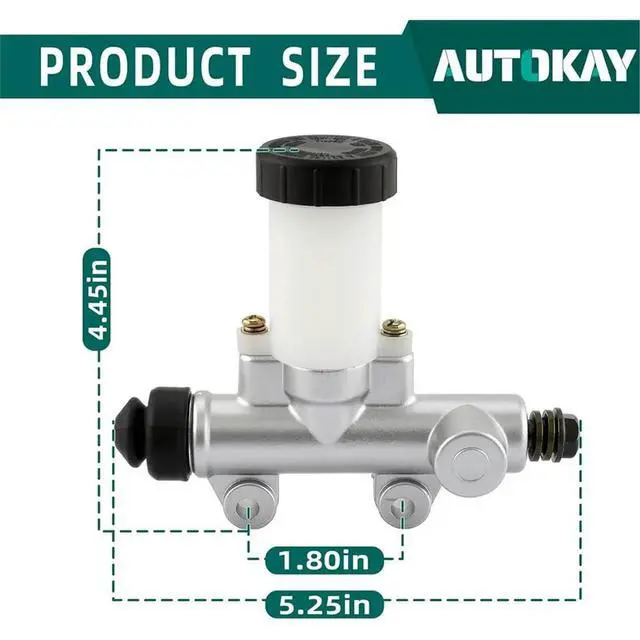 Alt view image 2 of 3 - For Hammerhead 80T TrailMaster for MID 6.000.305 XRS XRX Go Kart Brake Master Cylinder