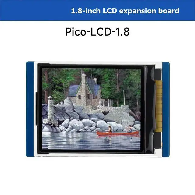 Alt view image 2 of 3 - For Raspberry Pi Pico 1.8 Inch Pico LCD Display Module 160x128 TFT Screen 65K RGB Color SPI Interface ST7735S Driver