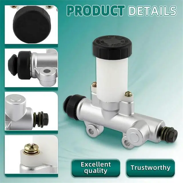 Alt view image 3 of 3 - For Hammerhead 80T TrailMaster for MID 6.000.305 XRS XRX Go Kart Brake Master Cylinder