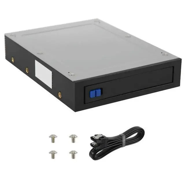 Alt view image 2 of 3 - 2.5 Inch to 3.5 Inch Internal Floppy Bay SATA III 6Gbps Tray-LESS Mobile Rack for 2.5 Inch HDD SSD Hard Drive Backplane
