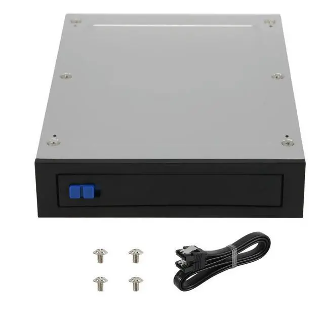 Alt view image 3 of 3 - 2.5 Inch to 3.5 Inch Internal Floppy Bay SATA III 6Gbps Tray-LESS Mobile Rack for 2.5 Inch HDD SSD Hard Drive Backplane