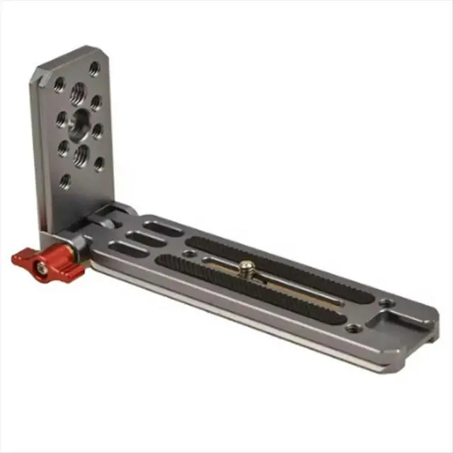 Alt view image 3 of 3 - Camera L Bracket Foldable L-Shape Mount Plate Vertical Horizontal Switching L Shape Holder