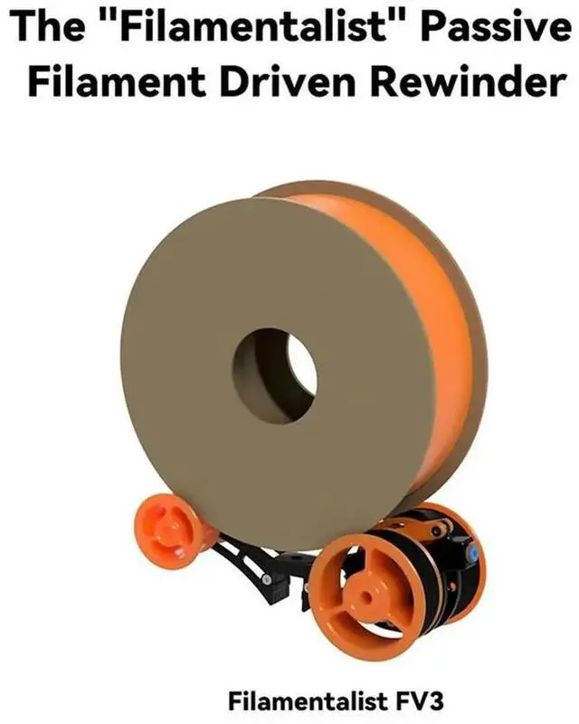 Main image of Filamentalist Passive Filament Driven Rewinder Multi-Material Unit Kit Filamentalist FV3 Kit No Sensor