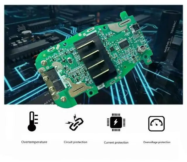 Main image of Charging Protection Circuit Board for 18V Li-Ion Control Motherboard Management