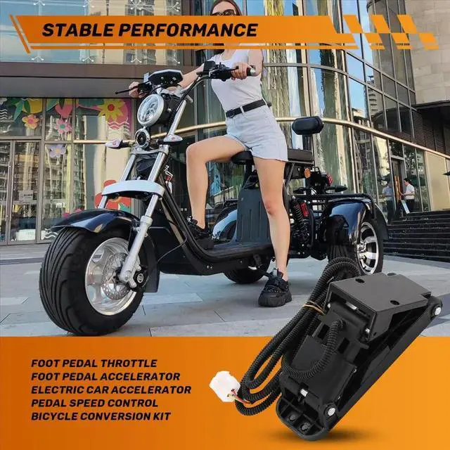 Main image of Foot Pedal Throttle Foot Pedal Accelerator Electric Car Accelerator Pedal Speed Control Bicycle conversion kit