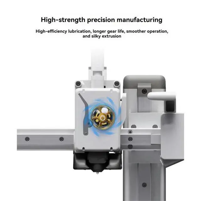 Alt view image 2 of 3 - For A1 A1 Mini Extruder Gear Hardened Steel+Brass Gear DLC Nano-Coated Feed Wheel Kit for A1 Mini