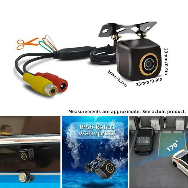 Alt view image 2 of 3 - 1080P AHD Camera 170° Backup Camera with Brackets for Volkswagen Eurovan Caravelle Transporter 1990-2003
