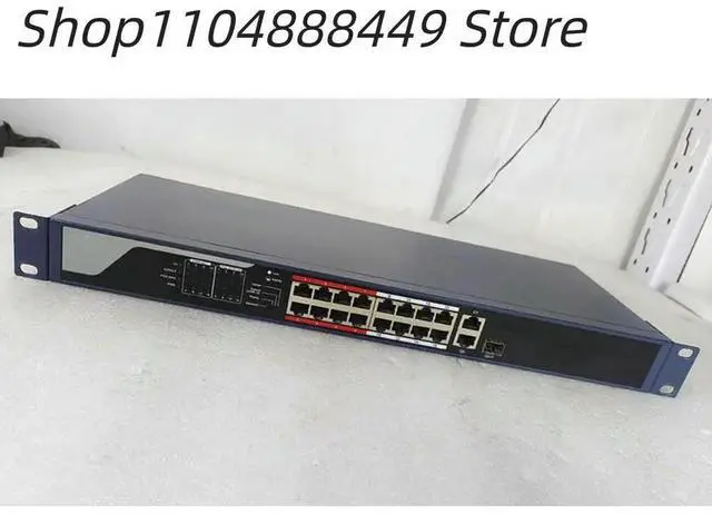Main image of DS-3E0318P-E(C) 16 ports with 100M poe power supply +2 ports with Gigabit power supply.