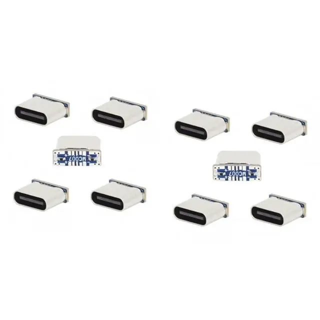 Alt view image 3 of 3 - 10pcs MC007 MicroUSB to Type-C Adapter Board Charging Data Transmission PCB Board Repair Replacement Connector