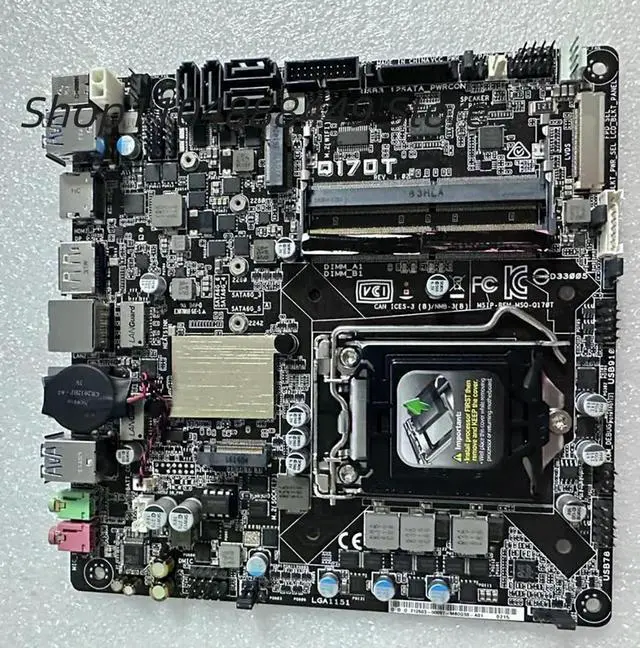 Alt view image 2 of 3 - Q170T motherboard LGA1151 interface