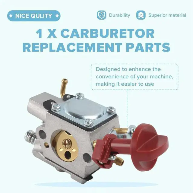 Alt view image 2 of 3 - Carburetor Carb for Husqvarna 543 543RS 543XP 543XPG 43cc Brushcutter Trimmer Chainsaw Spare Part 588848901