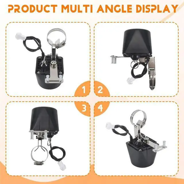 Main image of Electric Automatic Gas Pipeline Manipulator Valve DN15 DN20 DN25 for Gas Water Alarm 12V Shutoff Cut Off Ball Valve(A)