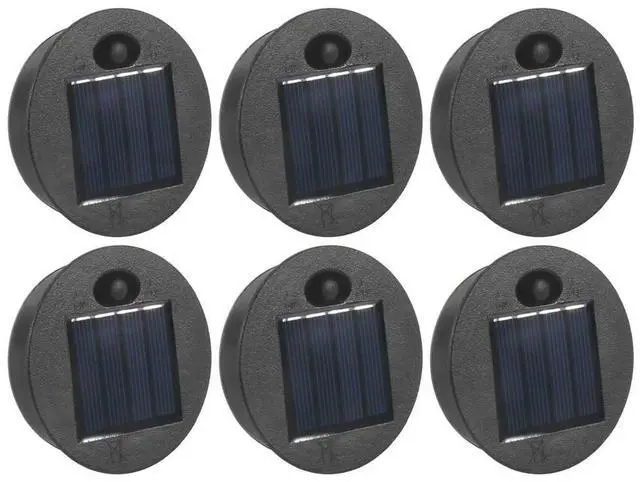 Alt view image 3 of 3 - 6 Pcs Solar Lights Replacement Top 7 Lumens Solar Lantern Parts LED Solar Panel Lantern Lid Lights for Outdoor Hanging