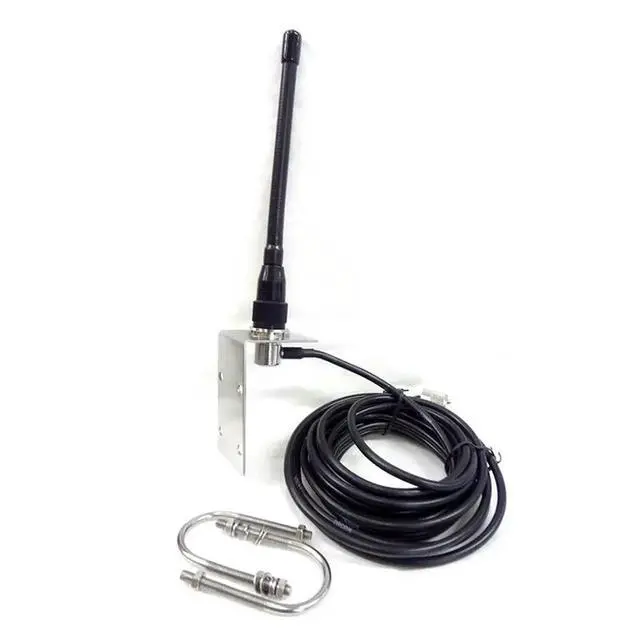 Alt view image 2 of 3 - VHF Marine Antenna 156-163Mhz Rubber Waterproof Mast Aerial with 5M RG-58 Cable for Boat Sailboat Yacht