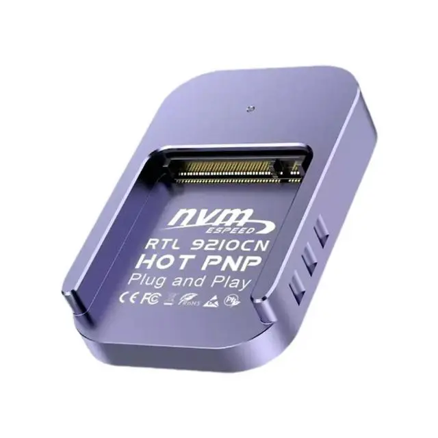 Alt view image 3 of 3 - M.2 SSD Reader NVME to USB-C PCIe SSD USB3.2 Gen2 10Gbps Solid Disk Adapter with Write Protection