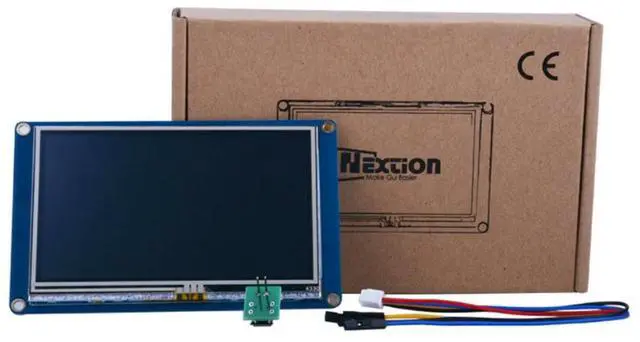 Alt view image 2 of 3 - NEXTION NX4827T043 4.3 LCD HMI Touch Display - TFT Resistive Touch Screen Module Support or Raspberry Pi Project