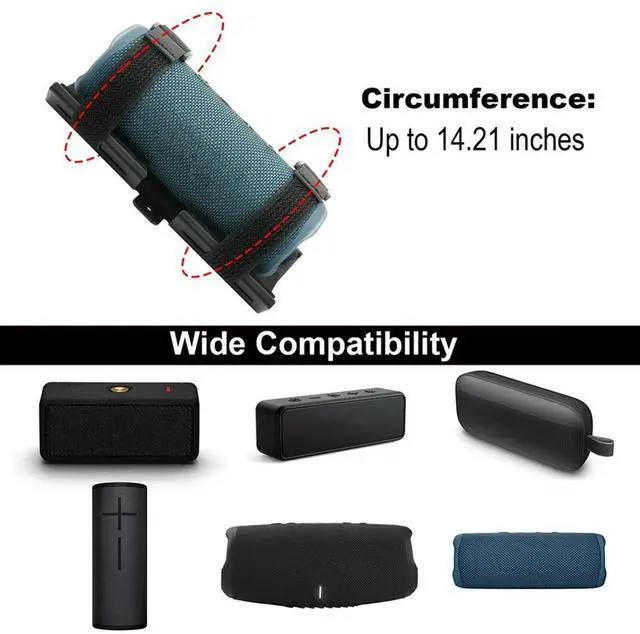 Main image of Speaker Mount for Jet Ski/Snowmobile/Boat/Sea-Doo, Speaker Bracket l Speaker Mount Holder for JBL Charge 4