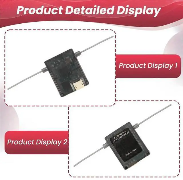 Main image of DSMX Receiver Satellite for AR6210 AR8000 AR9020 AR12120 Receiver