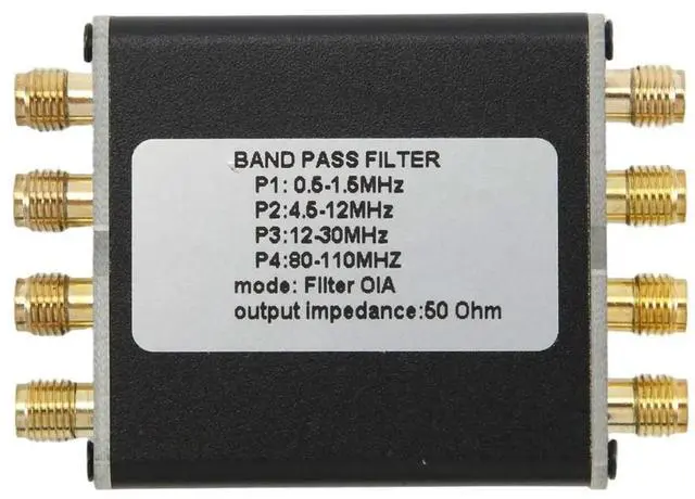 Main image of Malachite Radio Pre-Filter BPF Bandpass Filter 50 Ohm SMA Socket