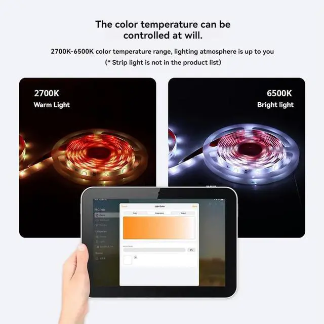 Alt view image 2 of 3 - Matter LED Strip Light Controller CW Controller LED Strip Bixb/Siri/for Google Home/for Alexa Control Support