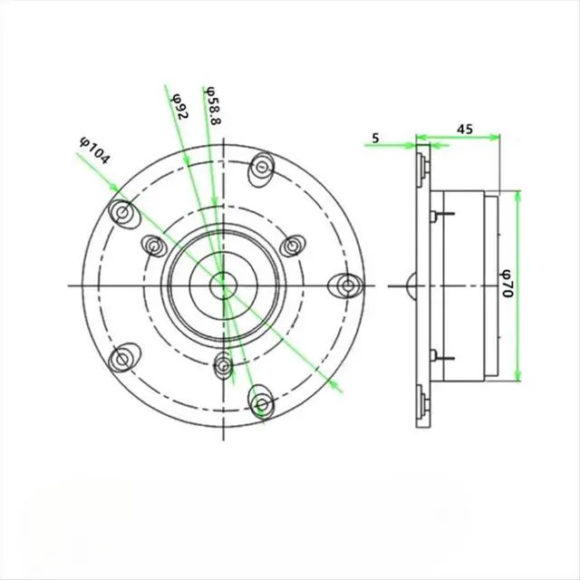 Alt view image 2 of 3 - 1Pcs 4 Inch Tweeter Speaker 8 Ohm 30-60W HIFI Speaker Silk Film Dome Audio Treble Speaker for Family Horn Broadcasting
