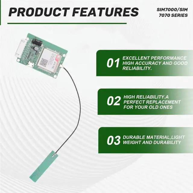 Main image of A7670E SIMCOM 4G LTE Cat1 Module Core Board with SIM Card Slot TTL UART 2G LTE-FDD B1/B3/B5/B7/B8/B20 GSM 900/1800MHz
