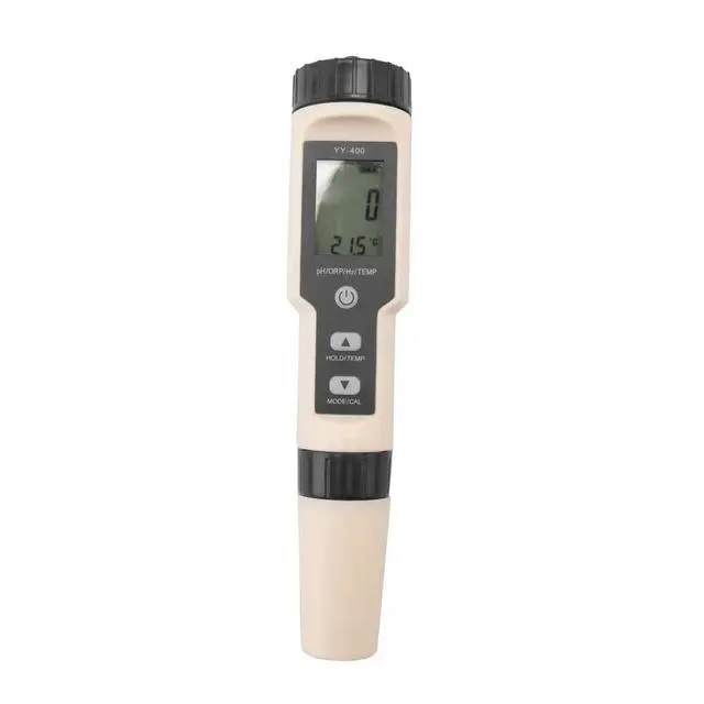 Alt view image 3 of 3 - 4 in 1 YY-400 PH/ORP/H2&TEM Meter Digital Hydrogen Ion Concentration Tester for Aquarium, Swimming Pool, Backlight