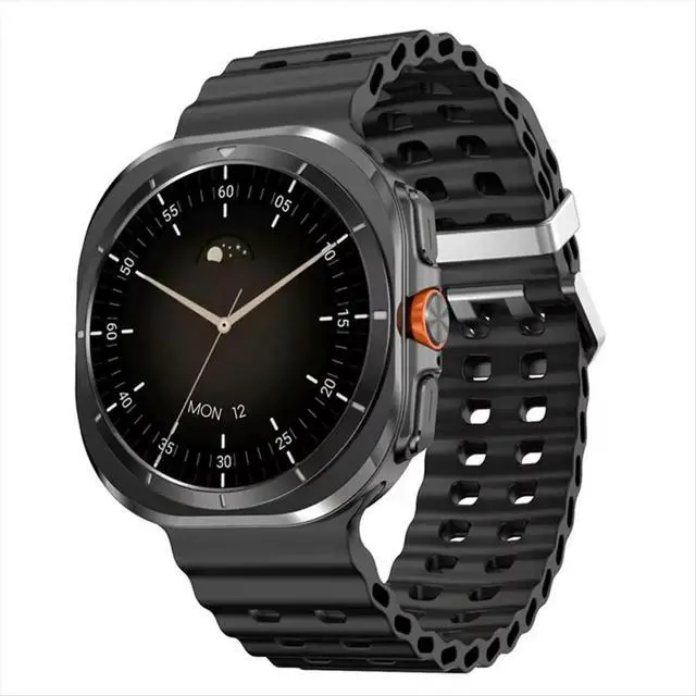 Alt view image 3 of 3 - DT Watch Ultra 47mm Watch Bluetooth Call Compass 3D Menu Charging Series 7 watch Black