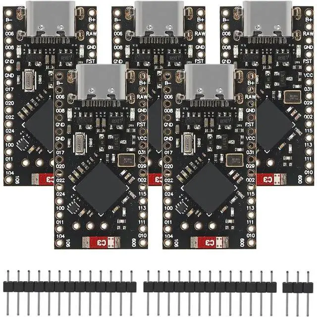 Alt view image 3 of 3 - Pro Micro NRF52840 Development Board, Bluetooth, Type-C, for IDE - 5pcs