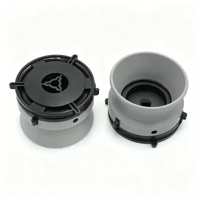 Alt view image 2 of 3 - 1pair 10 Inch Opener for Studer ReVox Plastics NAB Hub Adapter Universal Loading Device for B67 Akai Teac Etc Gray