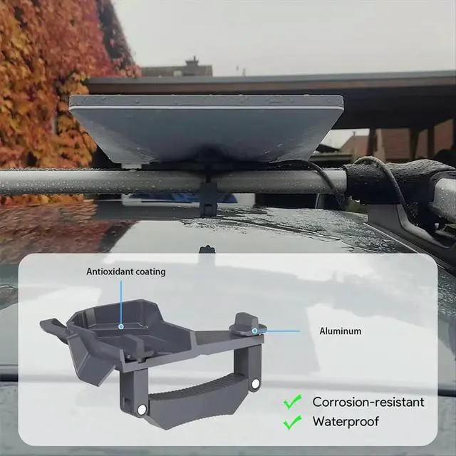 Alt view image 3 of 3 - SK0096 for Starlink Mini Roof Rack Mount Aluminum Alloy Compatible with for Starlink Mini Easy Installation and Removal
