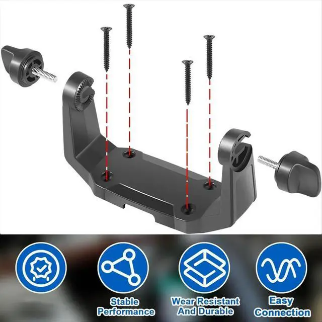 Alt view image 2 of 3 - 740143-1 Gimbal Bracket Mounting Bracket with Knobs for Humminbird Helix-5 Series Fish Finders All Models