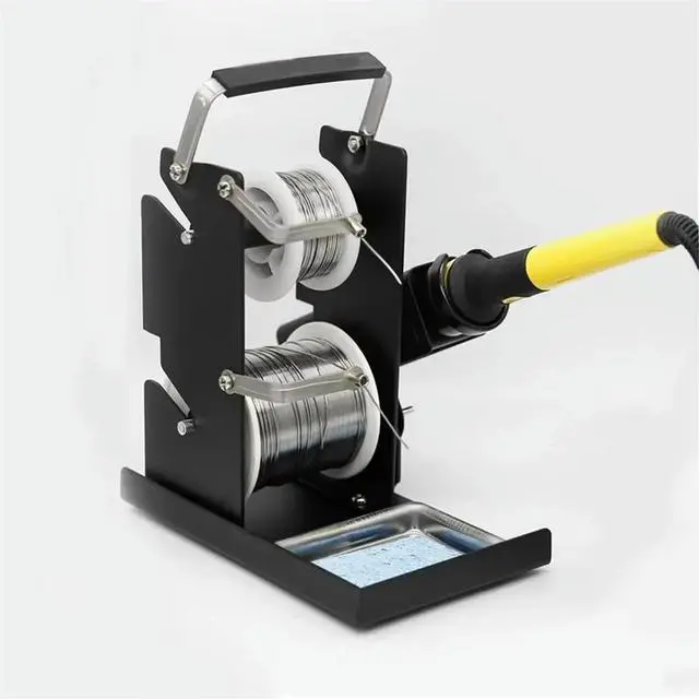 Main image of Double-Layer Soldering Iron Stand l Solder Wire Holder Solder Wire Stand Multifunctional Soldering Iron Stand