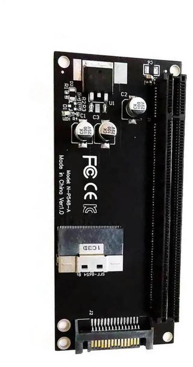 Main image of SFF-8654 8i to PCIe 4.0 X16 External Graphics Card Adapter for Mainboard DIY Computers Accessories