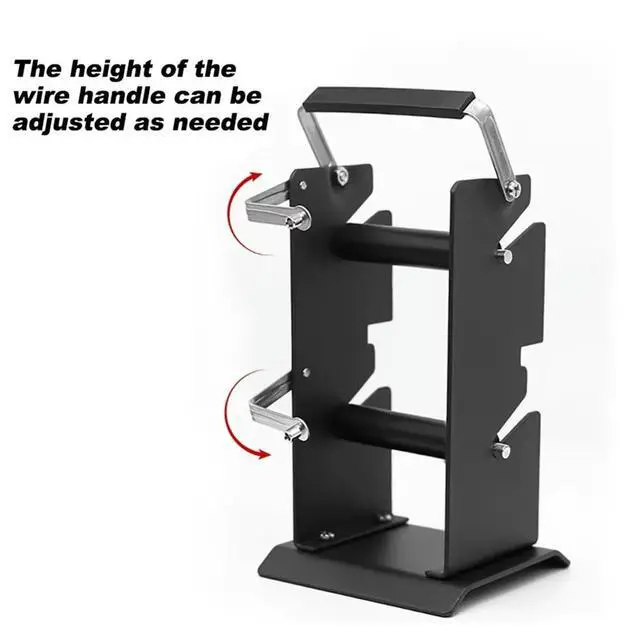 Alt view image 2 of 3 - Double-Layer Soldering Iron Stand l Solder Wire Holder Solder Wire Stand Multifunctional Soldering Iron Stand