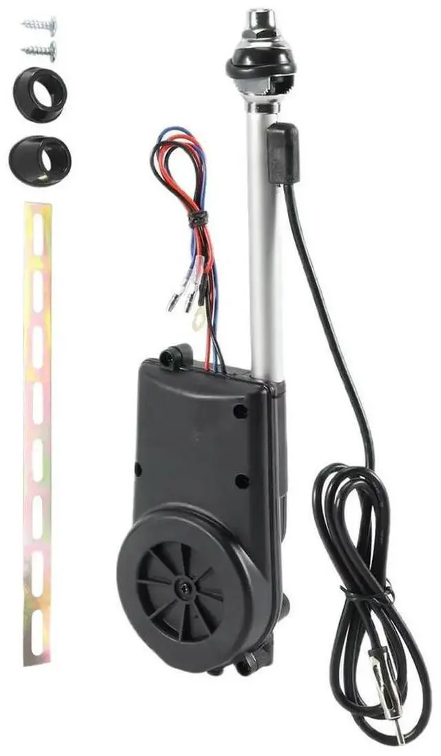 Main image of Electric Power Automatic Telescopic Antenna Exterior Vehicle Aerials 12V Universal Waterproof for Car SUV AM FM Radio