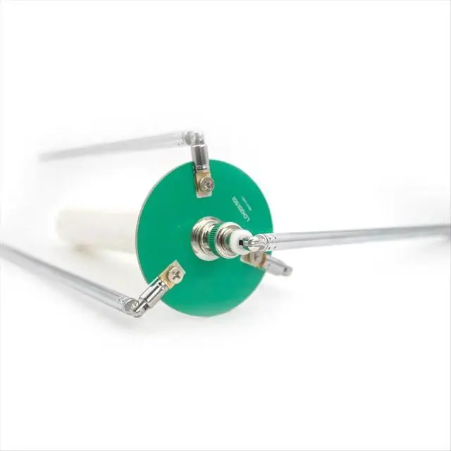 Alt view image 2 of 3 - 65Mhz-375MHZ FM GP Antenna for FM Transmitter Receiver Campus Broadcast Telescopic Antenna BNC Q9 RF HAM Radio Amplifier