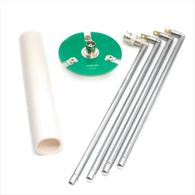 Alt view image 3 of 3 - 65Mhz-375MHZ FM GP Antenna for FM Transmitter Receiver Campus Broadcast Telescopic Antenna BNC Q9 RF HAM Radio Amplifier