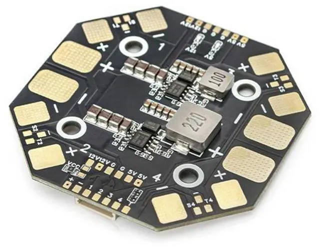 Main image of PDB400A 4-12S 400A PDB Distribution Board 400A Current Sensor 4-12S 30.5mm for FPV Quadcopter Fixed Wing Model Aircraft