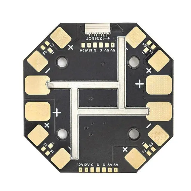 Alt view image 3 of 3 - PDB400A 4-12S 400A PDB Distribution Board 400A Current Sensor 4-12S 30.5mm for FPV Quadcopter Fixed Wing Model Aircraft