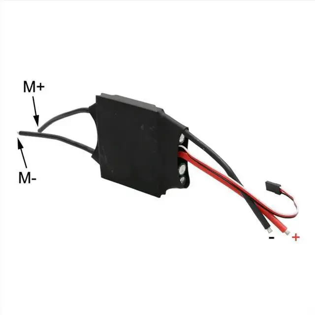 Main image of 12V-26V 3S-6S Two-Way Brushed ESC 200A 2000W High-Power Speed Controller with LED Lights for RC Trawler 997 Motors