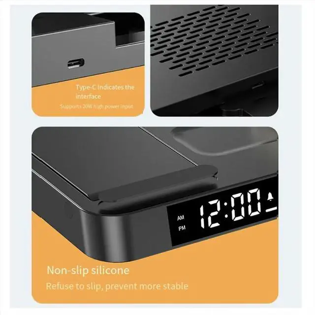 Main image of Use Usb Plug Watch Charger Charger Charging Phone Stand Alarm Clock Fast Charging Base