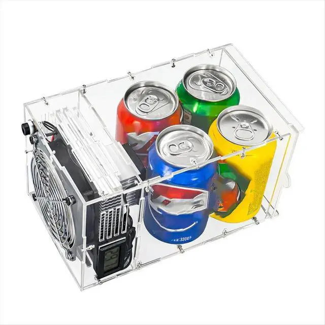 Alt view image 2 of 3 - Micro-Refrigerator DIY Electronic Kit Semiconductor, Refrigeration Power Supply Mini Refrigerator